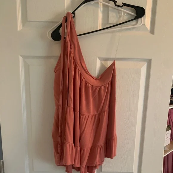 Coral Off Shoulder Top - Picture 3 of 3